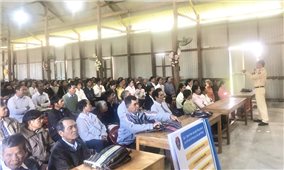 Gia Lai: Tuyên truyền an toàn giao thông cho hơn 400 tín đồ đạo Tin lành