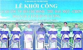 Thủ tướng Phạm Minh Chính dự khởi công Dự án cao tốc Thành phố Hồ Chí Minh-Thủ Dầu Một-Chơn Thành