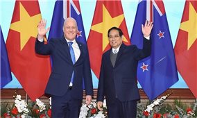 Thủ tướng Phạm Minh Chính hội đàm với Thủ tướng New Zealand