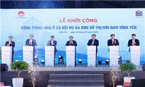 Thủ tướng dự khởi công dự án nhà ở xã hội 7.000 tỷ đồng tại Vĩnh Phúc