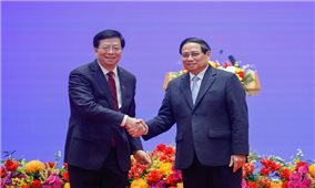 Thủ tướng Phạm Minh Chính tiếp Bí thư Đảng ủy Đại học Thanh Hoa (Trung Quốc)