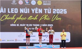 Giải leo núi Yên Tử 2025 - Kết nối thể thao, văn hóa và tâm linh