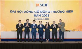 Đại hội cổ đông SHB: Bứt phá vươn tầm trong kỷ nguyên mới, kế hoạch lợi nhuận tăng 25%, cổ đông tin tưởng đồng hành