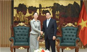Nỗ lực để Việt Nam và Campuchia sớm đạt mục tiêu kim ngạch thương mại 20 tỷ USD thời gian tới