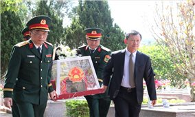 Kon Tum: Truy điệu và an táng 26 hài cốt liệt sỹ hi sinh tại Lào và Campuchia