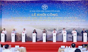 Thủ tướng phát lệnh khởi công cầu Tứ Liên (Hà Nội)