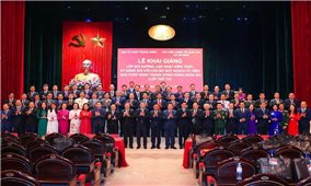 Khai giảng Lớp bồi dưỡng cán bộ quy hoạch Ủy viên Trung ương Đảng khoá XIV