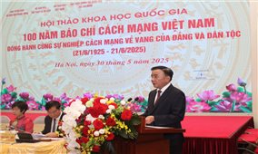 Hành trình 100 năm báo chí cách mạng đồng hành cùng sự nghiệp cách mạng vẻ vang của Đảng và dân tộc