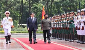 Chủ tịch nước Lương Cường chủ trì Lễ đón chính thức Tổng thống Sri Lanka