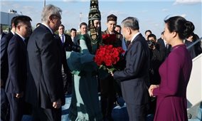 Tổng Bí thư Tô Lâm và Phu nhân bắt đầu thăm cấp Nhà nước Cộng hòa Kazakhstan