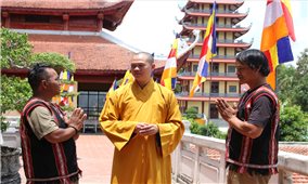 Tăng ni, phật tử vùng đồng bào DTTS hướng về Đại lễ Vesak Liên Hợp Quốc 2025