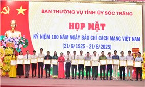 Sóc Trăng: Họp mặt kỷ niệm 100 năm Ngày Báo chí Cách mạng và trao chứng nhận hợp tác truyền thông
