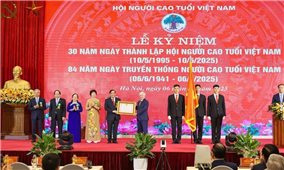 Hội Người cao tuổi Việt Nam kỷ niệm 30 năm thành lập, đón nhận Huân chương Lao động hạng Nhất