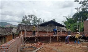 Nghĩa xóm, tình làng trong xóa nhà tạm ở vùng cao Quảng Ninh