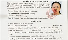 Truy tìm người phụ nữ lừa đảo, chiếm đoạt 500 triệu đồng rồi bỏ trốn
