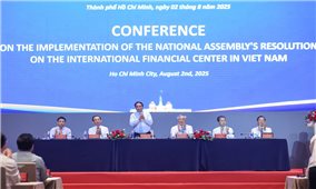 Thủ tướng chủ trì Hội nghị triển khai Nghị quyết của Quốc hội về Trung tâm tài chính quốc tế
