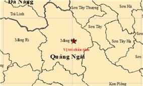 Quảng Ngãi: Động đất 4.5 độ, gây rung chấn diện rộng