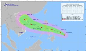 Xuất hiện bão BUALOI sẽ đi vào Biển Đông trở thành cơn bão số 10