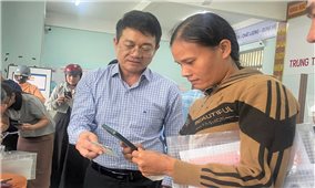 Xã ứng dụng đặt lịch trực tuyến, người dân không phải xếp hàng lấy số thứ tự