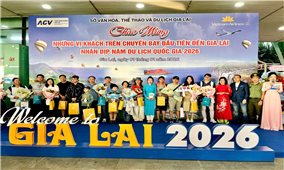 Gia Lai đón những vị khách đầu tiên đến “xông đất” năm 2026