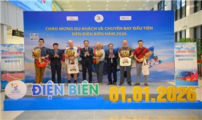 Điện Biên đón hơn 180 du khách trên chuyến bay đầu năm 2026