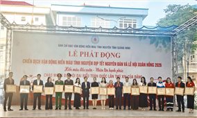 Quảng Ninh phát động Chiến dịch vận động hiến máu tình nguyện dịp Tết Nguyên đán