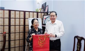 Chủ tịch Quốc hội Trần Thanh Mẫn thăm, chúc Tết nguyên lãnh đạo Đảng, Nhà nước