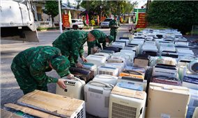 Bắt lô hàng lậu lớn vận chuyển qua biên giới An Giang