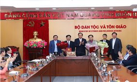 Bộ Dân tộc và Tôn giáo công bố các quyết định về công tác cán bộ