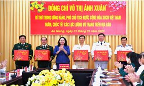 Phó Chủ tịch nước Võ Thị Ánh Xuân thăm, chúc Tết tại tỉnh An Giang