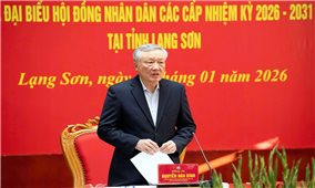 Phó Thủ tướng Thường trực Chính phủ Nguyễn Hòa Bình giám sát, kiểm tra công tác chuẩn bị bầu cử tại Lạng Sơn