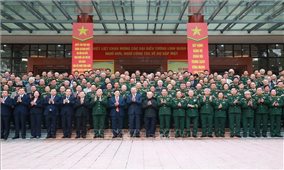 Tổng Bí thư Tô Lâm gặp mặt đại biểu tướng lĩnh quân đội nghỉ hưu, nghỉ công tác