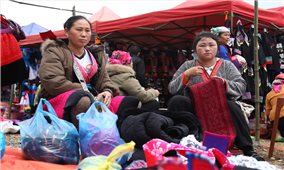 Chợ phiên Tủa Thàng rộn ràng những ngày cận Tết Nguyên đán