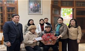 Thứ trưởng Nông Thị Hà thăm, chúc Tết các nguyên Lãnh đạo là người DTTS tại Lào Cai