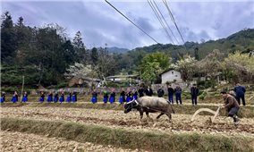 Đầu năm đồng bào Pu Péo làm lễ “Pặt Oong”