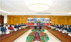 Tổng Bí thư Tô Lâm hội kiến Chủ tịch Quốc hội Lào Saysomphone Phomvihane