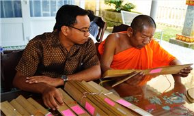 “Đánh thức” di sản sách lá buông bằng công nghệ số