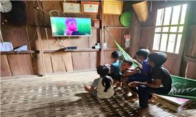 Tết đầu tiên làng Canh Tiến có điện