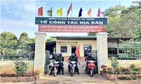 “Tiếng loa Biên phòng” tuyên truyền bầu cử nơi biên giới Gia Lai