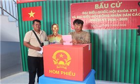 Bầu cử sớm tại hai đảo tiền tiêu Cà Mau