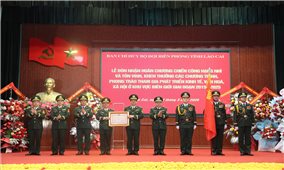 Bộ đội Biên phòng Lào Cai đón nhận Huân chương Chiến công hạng Nhì