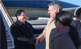 Thủ tướng Phạm Minh Chính tới Thủ đô Moscow, bắt đầu thăm chính thức Liên bang Nga