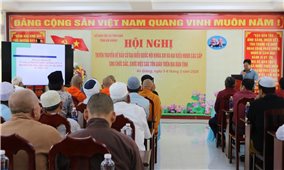 Tuyên truyền bầu cử cho chức sắc, chức việc các tôn giáo tại An Giang