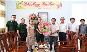 An Giang: Ấm tình quân - dân nơi biên giới dịp Tết Chôl Chnăm Thmây