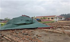 Thanh Hóa: Giông lốc kèm mưa đá bất ngờ trong đêm, nhiều tài sản hư hại