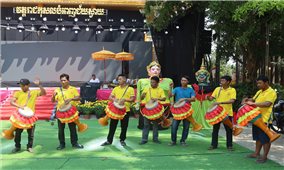 Tiếng trống Chhay-dăm gọi mùa vui về phum sóc