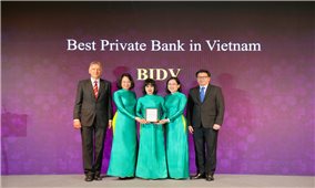 BIDV nhận nhiều giải thưởng do Tạp chí The Asian Banker trao giải