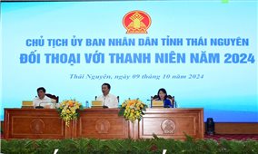 Chủ tịch UBND tỉnh Thái Nguyên đối thoại với thanh niên