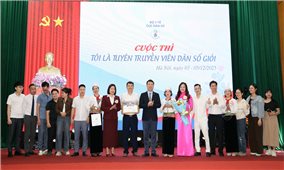 Hội thi “Tuyên truyền viên dân số giỏi” 2025: Khơi dậy sức mạnh truyền thông, lan tỏa giá trị vì sức khỏe cộng đồng