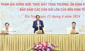 Thúc đẩy tăng trưởng, ổn định kinh tế vĩ mô, bảo đảm các cân đối lớn